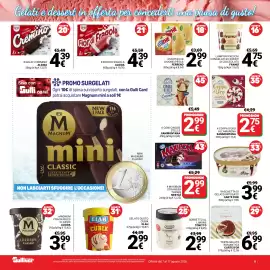 Volantino Supermercati Gulliver Pagina 11: Coppa d'Oro all'amarena Sammontana €2,75, Gelato Affogato Carte D'Or €3,99