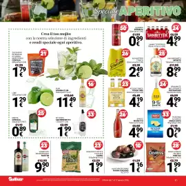 Volantino Supermercati Gulliver Pagina 17: Spumante millesimato 958 Santero €4,99, Olive arlecchino farina giacomo €1,16