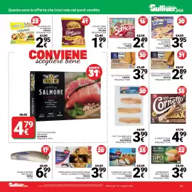 Volantino Supermercati Gulliver Pagina 25: Filetti di salmone selvaggio KV Nordic €4,79