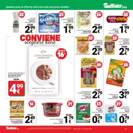 Volantino Supermercati Gulliver Pagina 27: Pasta fresca ripiena Nonna Rina €2,49, Salamini classico Beretta €1,99