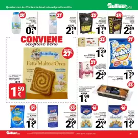 Volantino Supermercati Gulliver Pagina 29: Biscotti farciti con crema di nocciole e cacao Grisbi €2,49