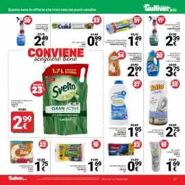Volantino Supermercati Gulliver Pagina 33: Spugne abrasive doppiouso spontex €1,69, Tovagliette americane tutto €2,75