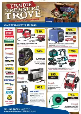 Gasweld Tool Centre (valid until 30-09)