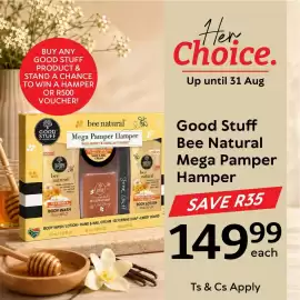 Oxford Freshmarket catalogue Page 4: Good Stuff Bee Natural Mega Pamper Hamper €149,99