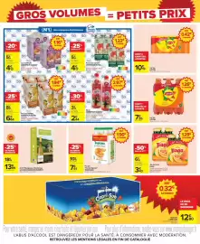 Catalogue Carrefour Drive page 7: Pago - jus de fruits €6,86, Carrefour - pur jus de pomme €5,56