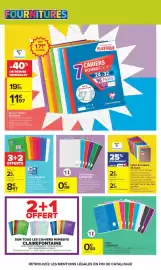 Catalogue Carrefour Drive page 10: Carrefour - cahier polypro €0,99, Carrefour - cahier koverbook 48 pages €2,02