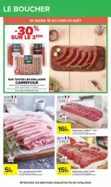 Catalogue Carrefour Drive page 17: Viande bovine: rumsteck à rôtir €16,99, Viande bovine: steak à griller €15,99