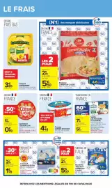 Catalogue Carrefour Drive page 22: Carrefour - emmental classic €2,85, Boursin - soufflé les pâtissiers de touraine €5,03