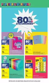 Catalogue Carrefour Drive page 7: Rhodia - cahier à spirales pastel €3,15, Oxford - classeur rigide color life €0,70