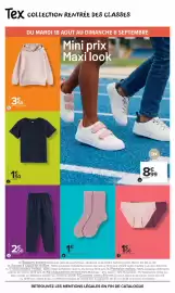 Catalogue Carrefour Drive page 5: Pantalon €2,50, Sweat a capuche €3,50
