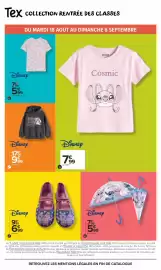 Catalogue Carrefour Drive page 9: Disney - cosmic €7,99, Disney - la chemisse de nuit €5,99