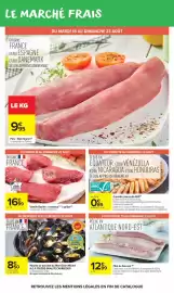 Catalogue Carrefour Drive page 14: Filet de lieu noir €12,99, Porc: filet mignon €9,95