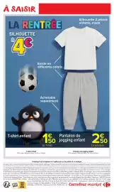 Catalogue Carrefour Drive page 2: T-shirt enfant €1,50, Pantalon de jogging enfant €2,50