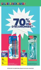 Catalogue Carrefour Drive page 5: Pilot - 4 rollers fritorn €5,99, Maped - kit de tracge incassable 4 pieces €1,95