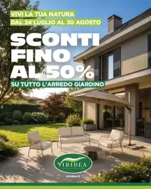 Volantino Viridea Pagina 1