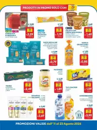 Volantino MD Discount Pagina 10: Carpaccio di bresaola La Fattoria €2,89, Base per focaccia Ca' Bianca €1,29