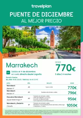 Travelplan (válido hasta el 8-12)