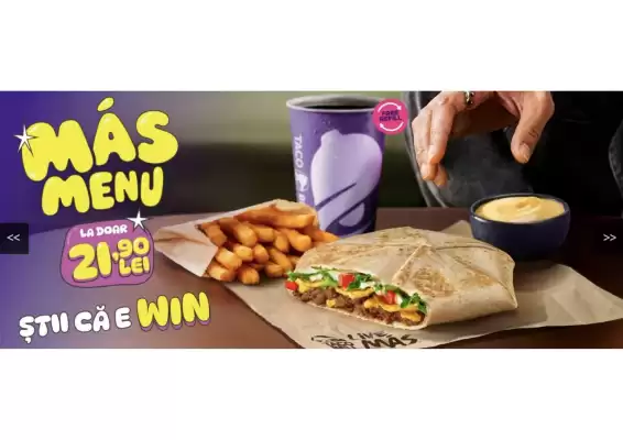 Taco Bell (valid până la 11-08)