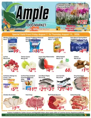 Ample Food Market flyer