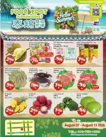 Food Depot Supermarket flyer week 32 Page 1
