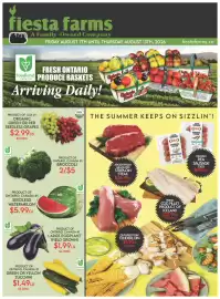 Fiesta Farms flyer week 32 Page 1