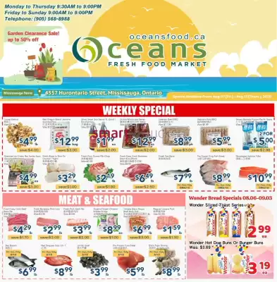 Oceans Fresh Food Market flyer