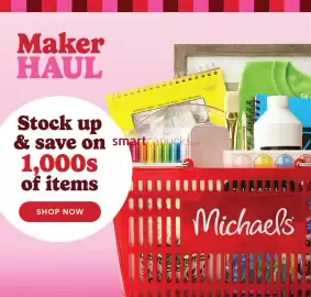 Michaels flyer week 32 Page 1