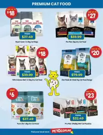 PetO catalogue Page 10: Hill's Science Diet Dry Cat Food €39,99, Pro Plan Dry Cat Food €59,99