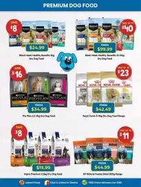 PetO catalogue Page 2: Royal Canin 3-4kg Dry Dog Food Range €42,49, Black Hawk Healthy Benefits Dry Dog Food €99,99