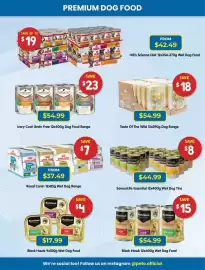 PetO catalogue Page 4: Royal Canin 12x85g Wet Dog Range €37,49, SavourLife Essential Wet Dog Tins €44,99
