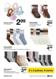 Catalogue Zeeman page 16: Cache-oreilles €2,99, Chaussettes €4,49