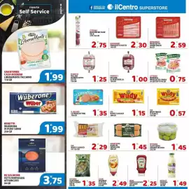Volantino Il Centro Superstore Pagina 8: Pallina di prosciutto cotto Fiorucci €1,25, Develey dressing caesar €1,49