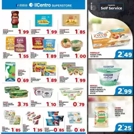 Volantino Il Centro Superstore Pagina 9: Mevgal yogurt greco bianco/bianco 2% senza lattosio €2,99