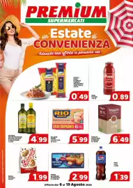 Volantino Premium Supermercati Pagina 1: Toraldo caffè forte e cremoso €6,49, Rio mare Tonno all'Olio di Oliva €5,99