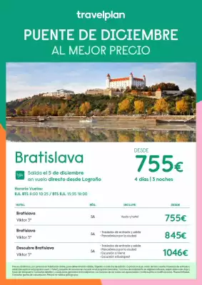 Travelplan (válido hasta el 8-12)