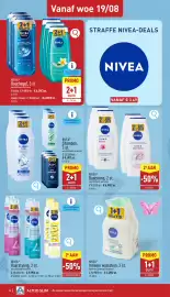 ALDI folder week 34 Pagina 14: Nivea Shampoo €8,49, Nivea Haarstyling €7,99