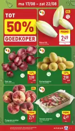 ALDI folder week 34 Pagina 3: Rode uien €1,00, Paraguayo-perziken €2,29