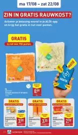 ALDI folder week 34 Pagina 8: Arioso Abrikozencake €2,99, Délifin Kalkoenworsten €3,35