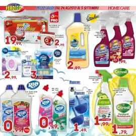 Volantino Ferdico Pagina 3: Pronto pulisce legno pulito classic €2,89, Rio Azzurro WC Gel €0,99