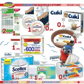 Volantino Ferdico Pagina 5: Cannucce con snodo samuraia €2,19, Tovaglioli Ferdi €0,79
