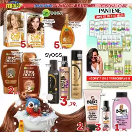 Volantino Ferdico Pagina 6: Adorn Caring Crema Ricci €1,99, Adorn Styling Hair Perfume €3,89