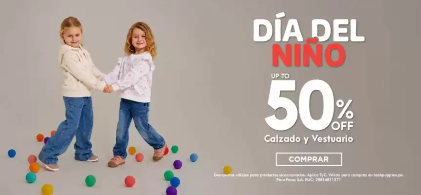 Hush Puppies (válido hasta 2-09)
