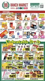 99 Ranch weekly ad week 32 Page 1: Sapporo premium beer €11,99, Pocari Sweat Drink €2,99