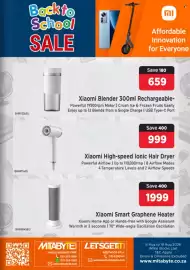Mitabyte catalogue Page 13: Xiaomi Blender 300ml Rechargeable €659,00, Xiaomi High-speed lonic Hair Dryer €999,00