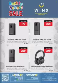 Mitabyte catalogue Page 5: Winx 20000mAh Power Bank PD20W €229,00, Winx VIBE Comfort 2 Wireless Headphones €249,00