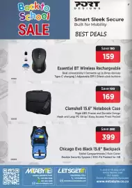 Mitabyte catalogue Page 6: Port Essential BT Wireless Rechargeable €159,00, Port Clamshell 15.6" Notebook Case €169,00