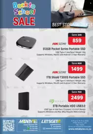 Mitabyte catalogue Page 9: Hiksemi 512GB Pocket Series Portable SSD €859,00, Hiksemi 1TB Shield T300S Portable SSD €1.499,00