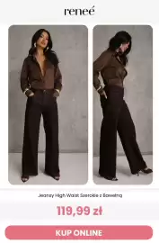 Renee magazyn Strona 4: Jeansy damskie High Waist Szerokie z Bawełną Renee €119,99