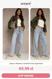 Renee magazyn Strona 6: Jeansy z bawełny o szerokim kroju High Waist Renee €69,99