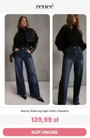 Renee magazyn Strona 9: Jeansy damskie Wide Leg High Waist z bawełny Renee €139,99